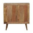 Diamond Carved White 2 Doors Wooden Sideboard by Lavishway | Sideboards-60426