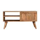 Diamond Screen Printed 2 Drawers Media Unit by Lavishway | TV Units Cabinets-60314