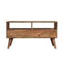 Diamond Screen Printed 2 Drawers TV Unit by Lavishway | TV Units Cabinets-60370