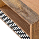 Diamond Screen Printed 2 Drawers TV Unit by Lavishway | TV Units Cabinets-60373