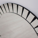 Diana Glass Console Table & Round Mirror by Lavishway | Wall Mirrors-25668