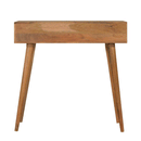 Dice Patterned & Oak 2 Drawers Console Table by Lavishway | Hallway Console Table-60334