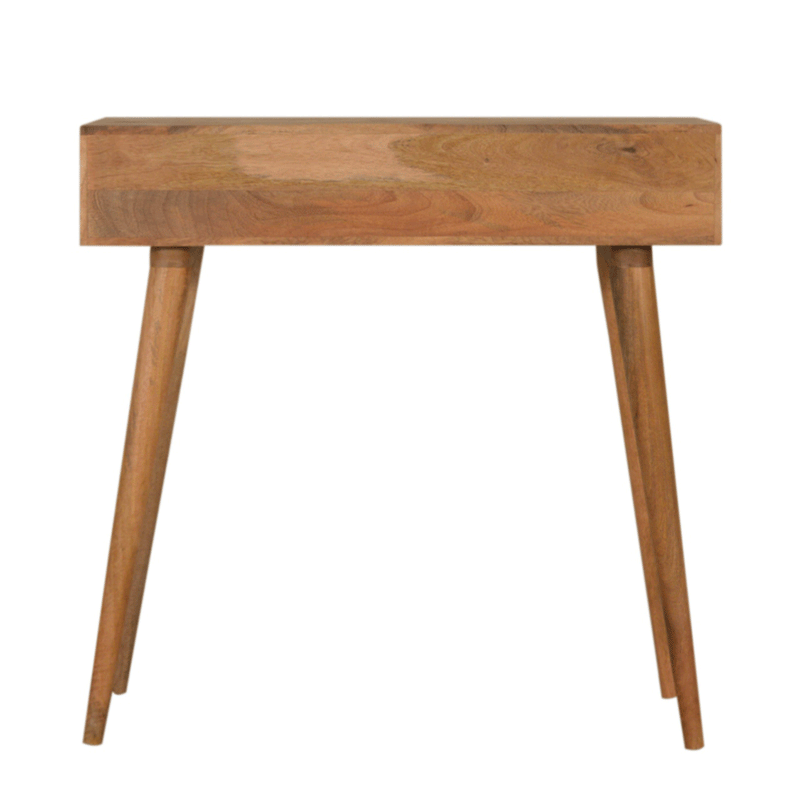 Dice Patterned & Oak 2 Drawers Console Table by Lavishway | Hallway Console Table-60334