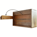 Dice 2 Drawers Wall Mounted Bedside Table by Lavishway | Bedside Tables-60318