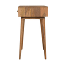 Dice Gold Patterned 1 Drawer Writing Desk by Lavishway | Reclaimed Wood Desks-60255