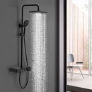 Digital Temperature Display Black Shower Set by Lavishway | Bathtub Faucets-49698