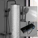 Digital Temperature Display Black Shower Set by Lavishway | Bathtub Faucets-49699