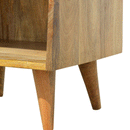 District Pattern 1 Drawer Bedside Table by Lavishway | Bedside Tables-60241