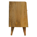 District Pattern 1 Drawer Bedside Table by Lavishway | Bedside Tables-60239