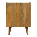 District Pattern 1 Drawer Bedside Table by Lavishway | Bedside Tables-60238