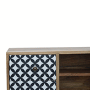 District Pattern 2 Drawers Mini Cabinet by Lavishway | Hallway Cabinets-60234