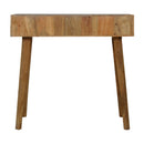 Divine Line Grey Painted 1 Drawer Desk by Lavishway | Reclaimed Wood Desks-59019