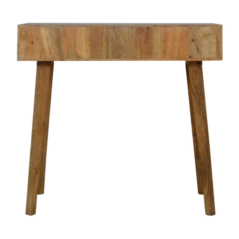 Divine Line Grey Painted 1 Drawer Desk by Lavishway | Reclaimed Wood Desks-59019