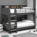 Domino Wooden Eccentric Bunk Bed by Lavishway | Wooden Beds-20388