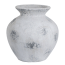 Downton Antique White Ceramic Vase by Lavishway | Vases-50976