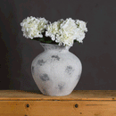 Downton Antique White Ceramic Vase by Lavishway | Vases-50975