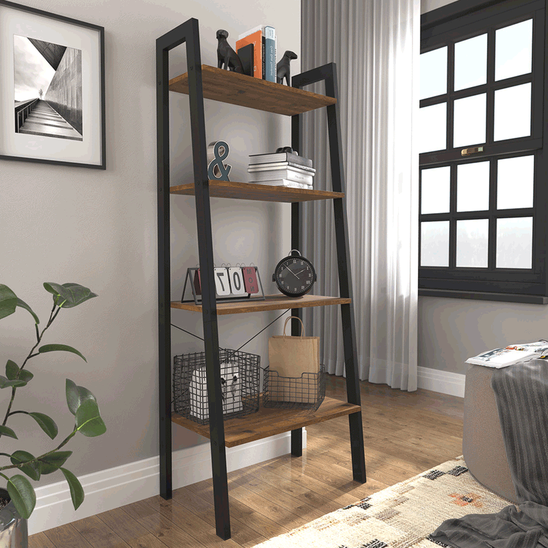 Ealing Wood Effect Shelving Unit by Lavishway | Book Shelves and Cabinets-49751