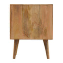 Earlwood Solid Wood 2 Drawers Bedside Cabinet by Lavishway | Bedside Tables-59071