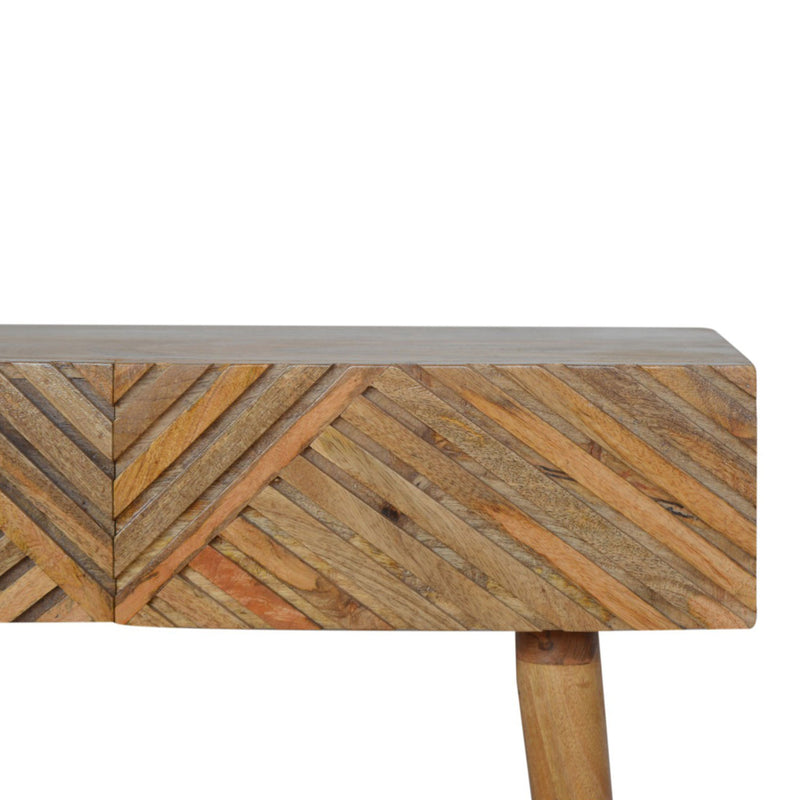 Earlwood Solid Wood 2 Drawers Console Table by Lavishway | Hallway Console Table-59060