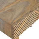 Earlwood Solid Wood 2 Drawers Console Table by Lavishway | Hallway Console Table-59058