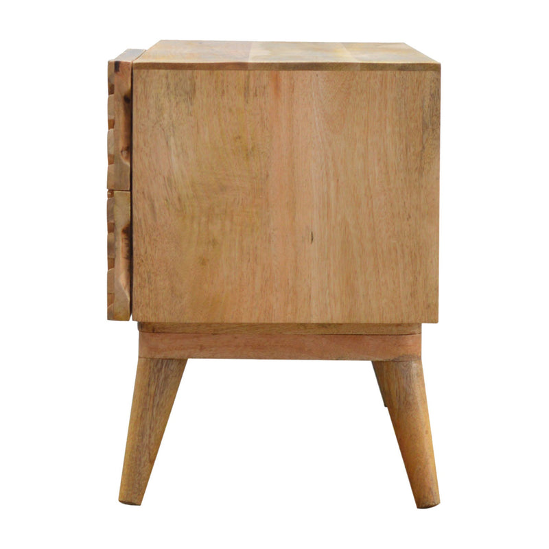 Earlwood Solid Wood 2 Drawers Media Unit by Lavishway | TV Units Cabinets-59040