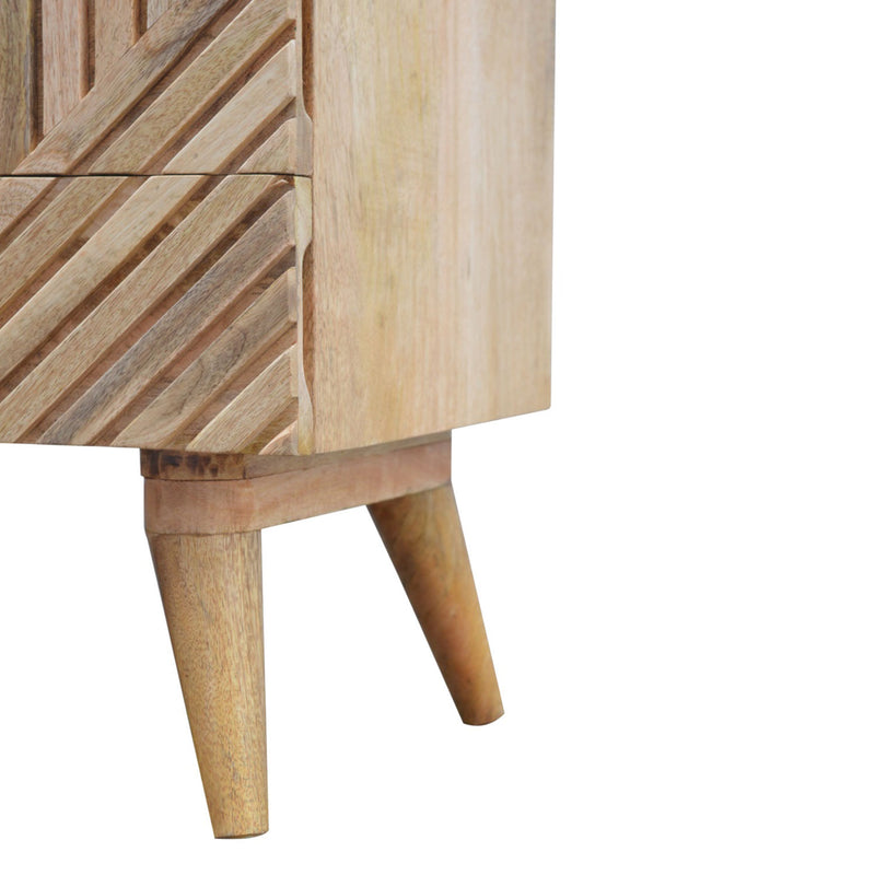 Earlwood Solid Wood 2 Drawers Media Unit by Lavishway | TV Units Cabinets-59039