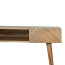 Earlwood Solid Wood 1 Drawer Writing Desk by Lavishway | Reclaimed Wood Desks-59030