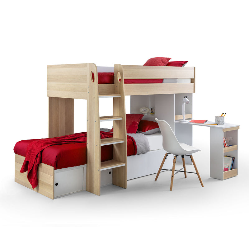 Eclipse Contemporary Wooden Bunk Bed by Lavishway | Wooden Beds-20376