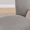 Ella Beige Linen Fabric Dining Chair Set of 2 by Lavishway | Dining Chairs-25701