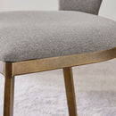 Ella Beige Linen Fabric Dining Chair Set of 2 by Lavishway | Dining Chairs-25702