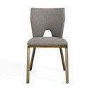 Ella Beige Linen Fabric Dining Chair Set of 2 by Lavishway | Dining Chairs-25700