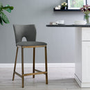 Ella Grey Linen Fabric Barstool by Lavishway | Bar Stools-25715