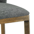 Ella Grey Linen Fabric Barstool by Lavishway | Bar Stools-25723
