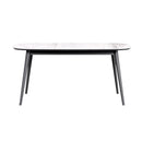Ellinor White Ceramic Top Dining Table by Lavishway | Dining Tables-23219