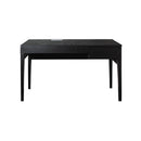 Elsa Black Solid Wood 1 Drawer Desk by Lavishway | Reclaimed Wood Desks-23208