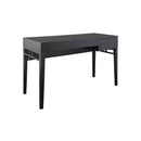 Elsa Black Solid Wood 1 Drawer Desk by Lavishway | Reclaimed Wood Desks-23207