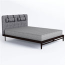 Elsa Grey Fabric King Size Bed by Lavishway | Fabric Beds-23213