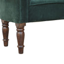 Emerald Green Upholstered Velvet Bench by Lavishway | Benches & Storage Benches-60214