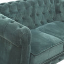 Emerald Green Velvet 2 Seater Sofa by Lavishway | Velvet Sofa-60274