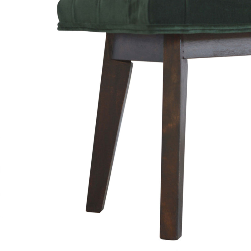 Emerald Green Velvet Hallway Bench by Lavishway | Benches & Storage Benches-60159