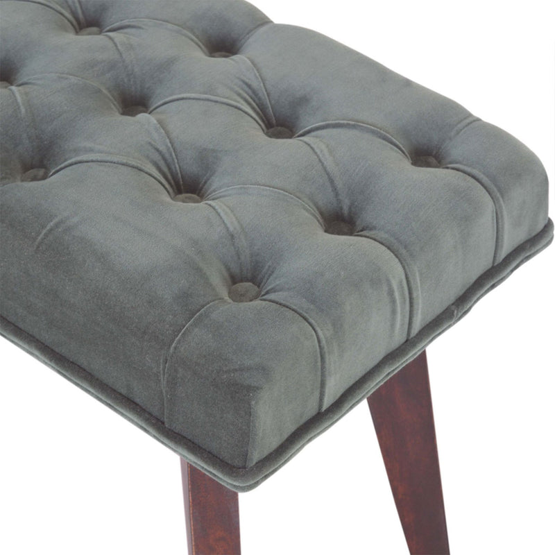 Emerald Green Velvet Hallway Bench by Lavishway | Benches & Storage Benches-60157