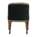 Emerald Green Velvet Occasional Chair by Lavishway | Bedroom Chairs-60149