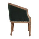 Emerald Green Velvet Occasional Chair by Lavishway | Bedroom Chairs-60154