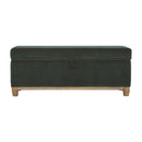 Emerald Green Velvet Storage Bench by Lavishway | Benches & Storage Benches-60140