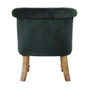 Emerald Velvet Deep Button Accent Chair by Lavishway | Accent Chairs-60284