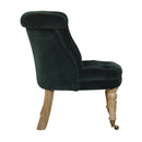 Emerald Velvet Deep Button Accent Chair by Lavishway | Accent Chairs-60278