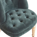 Emerald Velvet Deep Button Accent Chair by Lavishway | Accent Chairs-60281