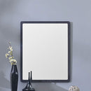Emilia Dark Grey Walnut Effect Wall Mirror by Lavishway | Wall Mirrors-25650