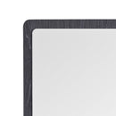 Emilia Dark Grey Walnut Effect Wall Mirror by Lavishway | Wall Mirrors-25652