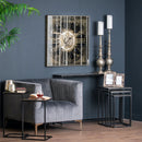 Emperor Upholstered Velvet Arm Chair by Lavishway | Accent Chairs-51199